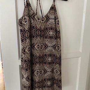 Astr jungle print mini dress